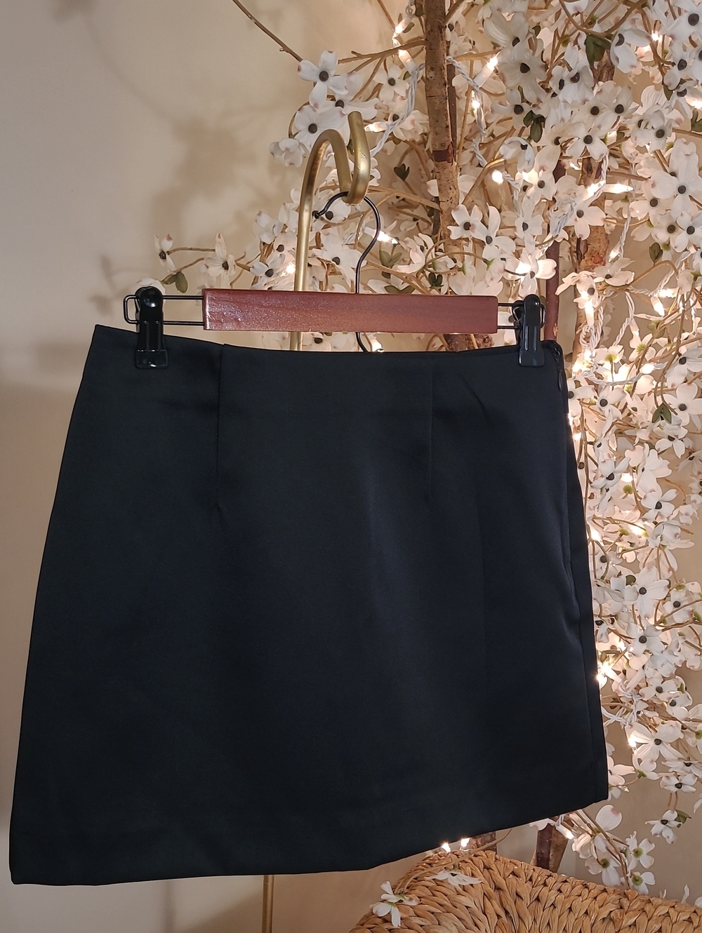A New Day Black Mini Skirt NWT